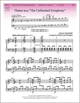 Unfinished Symphony Theme Handbell sheet music cover